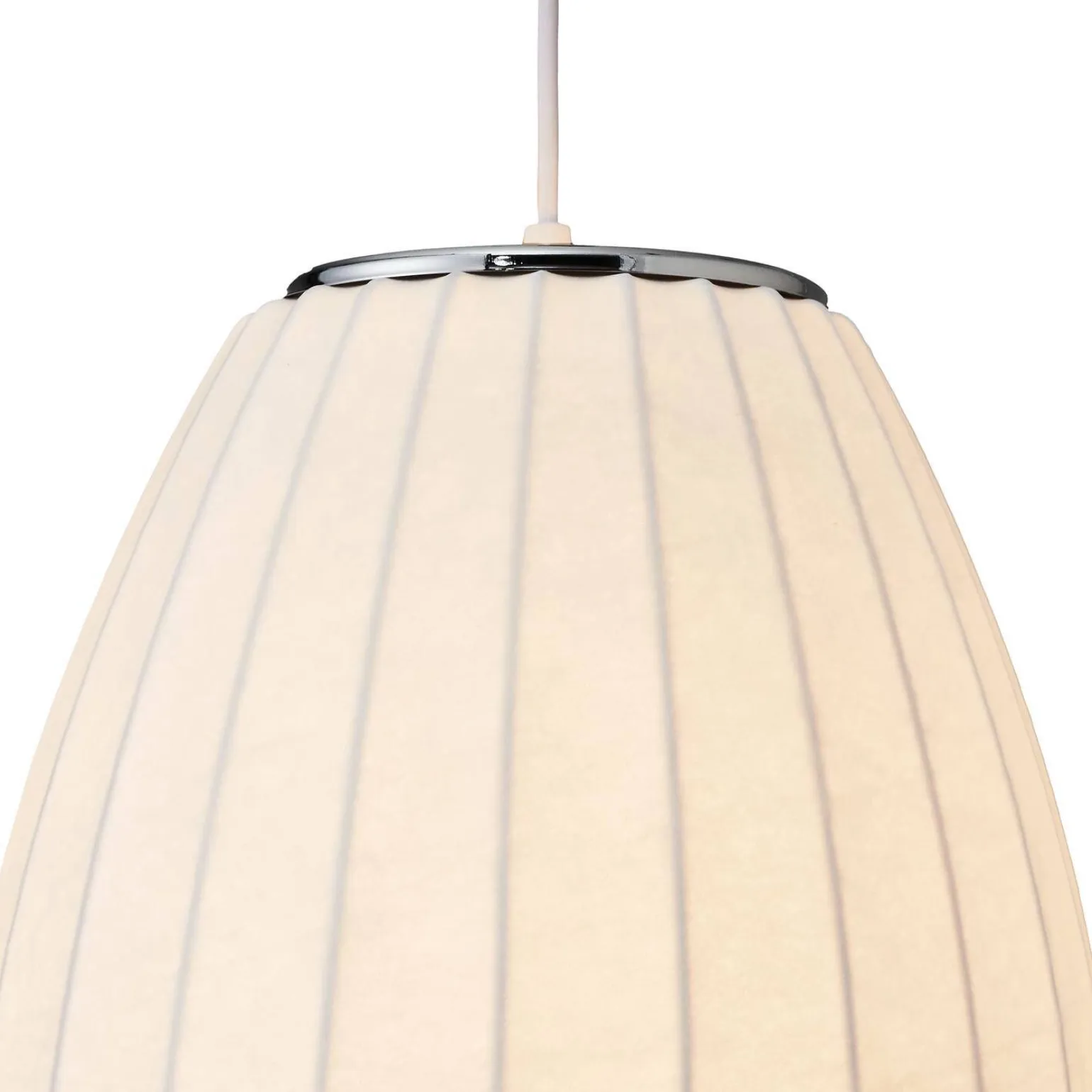 Lampa wisząca SILK BARREL biała 60 cm (ST-2335-30) - Step into Design