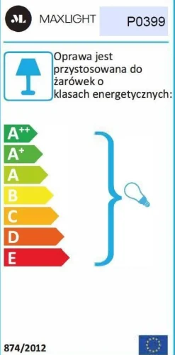 Lampa wisząca SISTEMA (P0399) - MAXlight