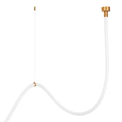 Lampa wisząca SNAKE LED wąż ledowy złota 400 cm (MD1021-4 gold) - Step into Design
