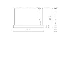 Lampa wisząca SOFT LED 120X6 (7537) - Nowodvorski
