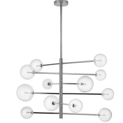 Lampa wisząca SOLA chrom 75 cm (ST-5020-12) - Step into Design