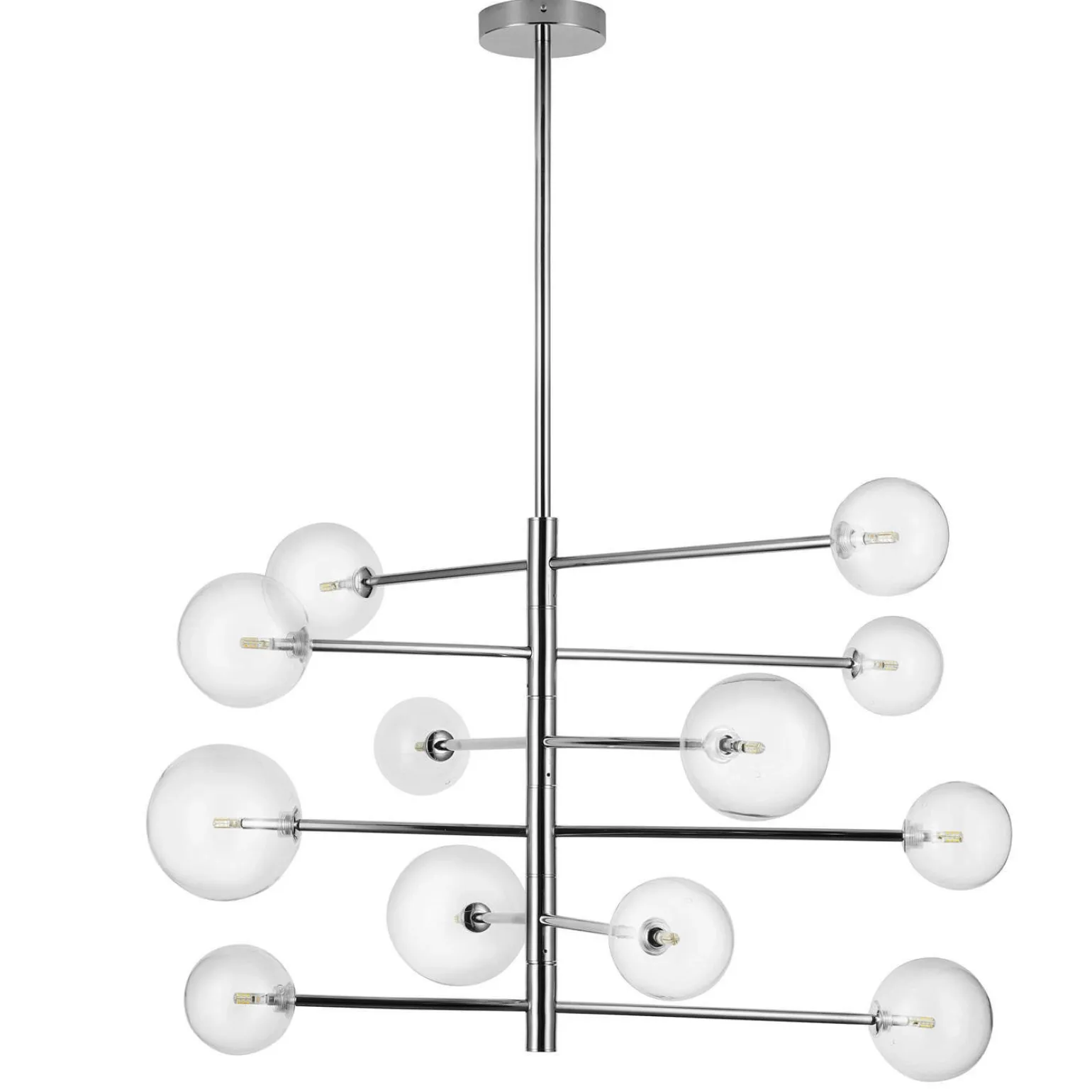 Lampa wisząca SOLA chrom 75 cm (ST-5020-12) - Step into Design