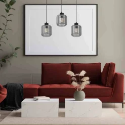 Lampa wisząca SOMBRA SMOKED 3xE27 (MLP8374) - Milagro