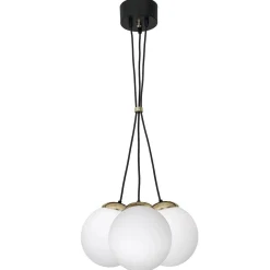 Lampa wisząca SPARTA BLACK / GOLD 3xE14 (MLP6499) - Milagro