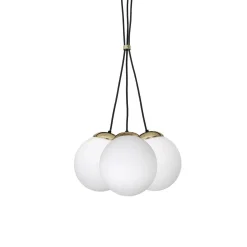 Lampa wisząca SPARTA BLACK / GOLD 3xE14 (MLP6499) - Milagro