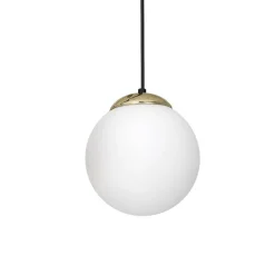 Lampa wisząca SPARTA BLACK / GOLD 1xE27 (MLP6495) - Milagro