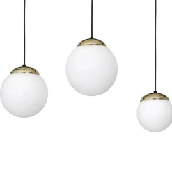 Lampa wisząca SPARTA BLACK / GOLD 3xE14 (MLP6500) - Milagro