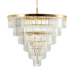 Lampa wisząca SPLENDORE złota 50 cm (DN915-50A) - Step into Design