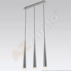 Lampa wisząca STYLO 3 chrom (MD1220B-3CHROME Azzardo) - żyrandol