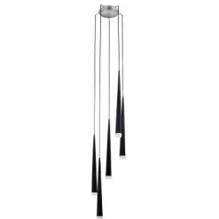 Lampa wisząca STYLO 5 czarny ( AZ0119 Azzardo) - żyrandol