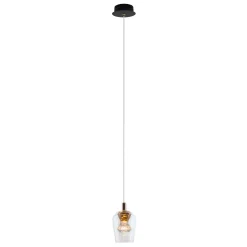 Lampa Wisząca Tasa 1 LED czarna (PL0143-1) - Yaskr