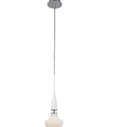 Lampa wisząca TASOS 1 - biała (MD2095-WH | AZ0260) - Azzardo - żyrandol