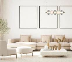 Lampa wisząca Testa (PND-84938-4-BK) - Italux