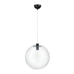 Lampa wisząca TONDA czarna 25 cm (ST-8722P-S black) - Step into Design