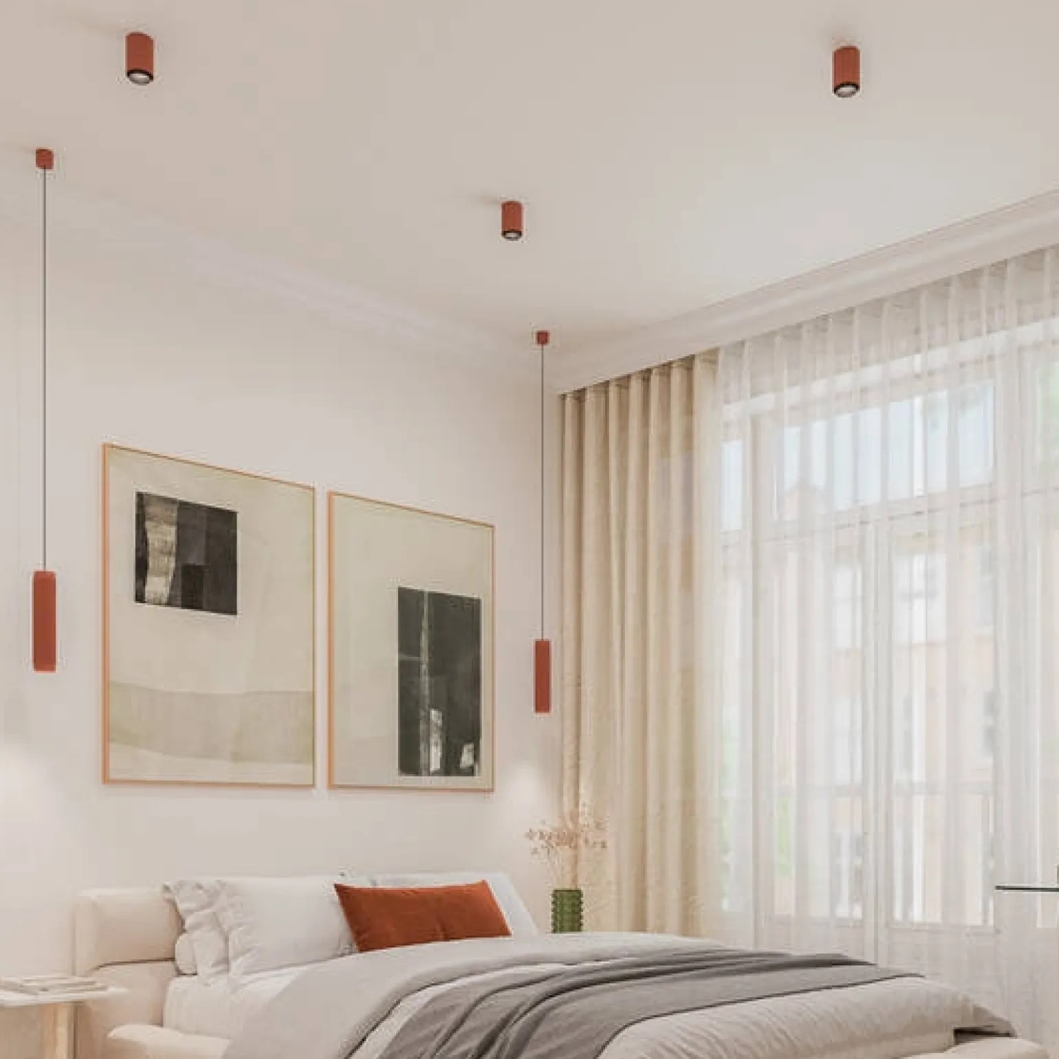 Lampa wisząca TRIBA mini 30 LED M930 41° biała (59914-M930-WW-00-13) - Aqform