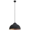Lampa wisząca TRURO-2 czarna/miedziana (49247 - Eglo) - żyrandol