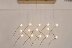 Lampa wisząca TULIPPE 14 LINE złota (MSE1501100169) - Moosee