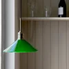 Lampa wisząca VELA Pendant 1L Antique Brass/Green (108868) Markslojd