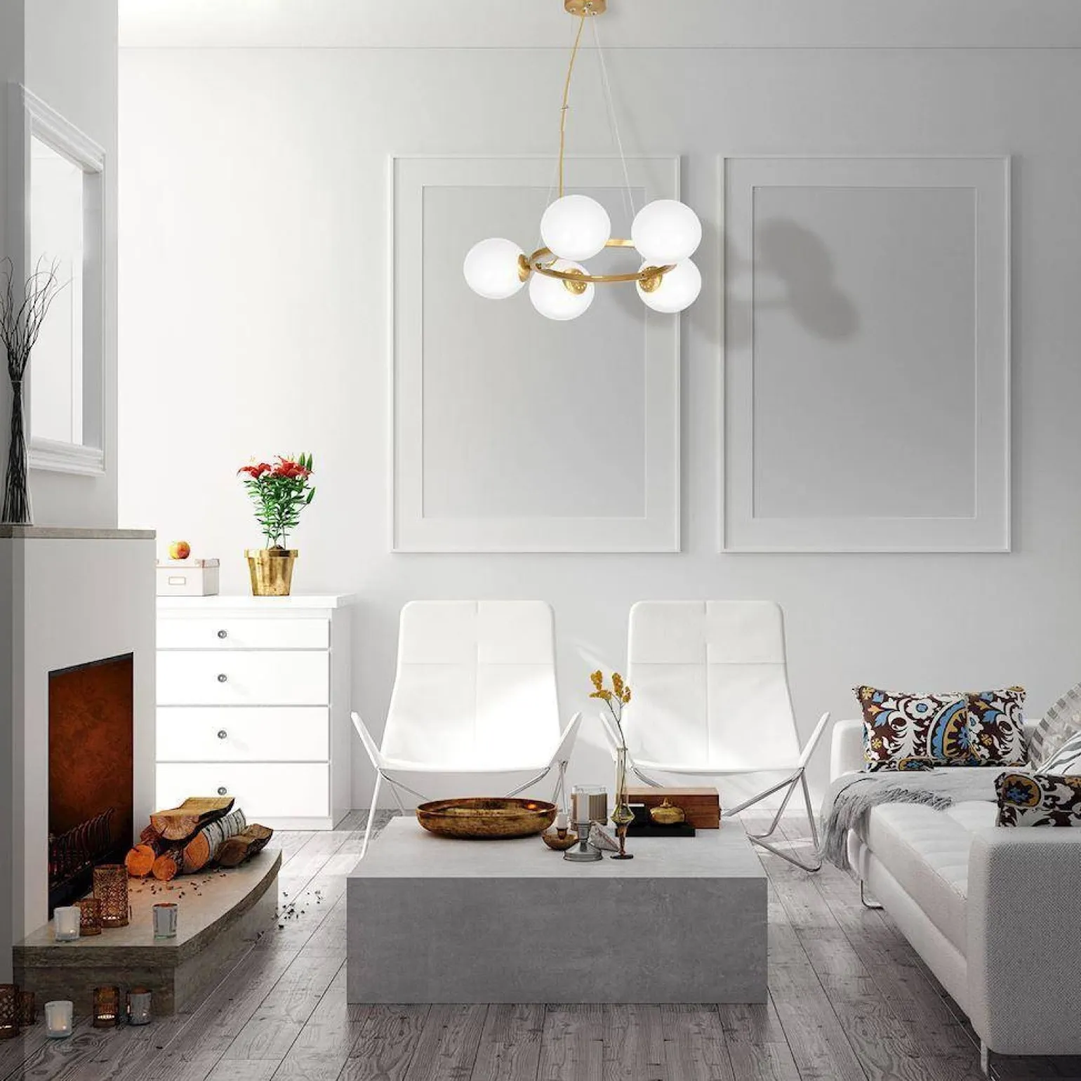 Lampa wisząca VIENNA 5xE14 (MLP5577) - Milagro