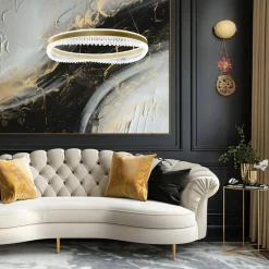 Lampa wisząca w stylu glamour PRECIOSA 52W LED (ML0999) - Milagro