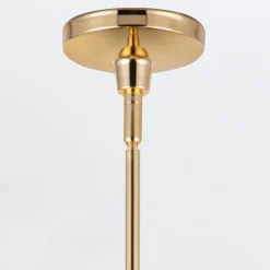 Lampa wisząca w stylu Modern Palmetto Polerowany mosiądz (QN-PALMETTO-P-M-PB) - Quintiesse