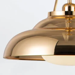 Lampa wisząca w stylu Modern Palmetto Polerowany mosiądz (QN-PALMETTO-P-M-PB) - Quintiesse