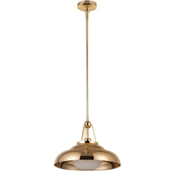 Lampa wisząca w stylu Modern Palmetto Polerowany mosiądz (QN-PALMETTO-P-M-PB) - Quintiesse