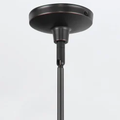 Lampa wisząca w stylu rustykalnym Palmetto Miejski brąz (QN-PALMETTO-P-M-UBZ) - Quintiesse