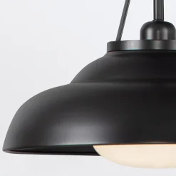 Lampa wisząca w stylu rustykalnym Palmetto Miejski brąz (QN-PALMETTO-P-M-UBZ) - Quintiesse