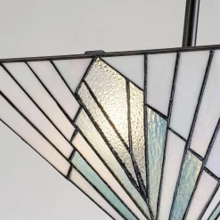 Lampa wisząca w stylu Tiffany Alderley Vintage brąz (TF-ALDERLEY-F-P) - Elstead Lighting