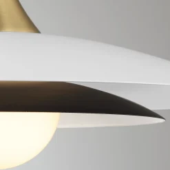 Lampa wisząca Welsh - Matowa biel (QN-WELSH-P-WHT) - Quintiesse