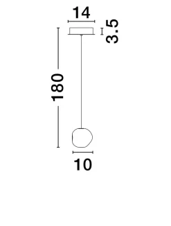 Lampa wisząca wewnętrzna CHEPEN (LE44641) - Luces Exclusivas