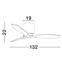 Lampa wisząca wewnętrzna Wentylator sufitowy JOSECITO (LE44962) - Luces Exclusivas