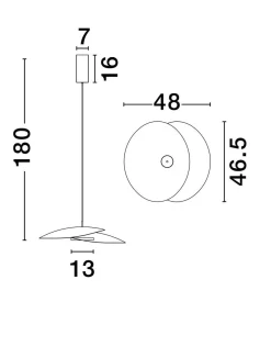 Lampa wisząca wewnętrzna YACUIBA (LE44739) - Luces Exclusivas