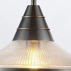 Lampa wisząca Willard - 1 źródło światła - Miejski brąz (QN-WILLARD-P-UBZ-PG) - Quintiesse