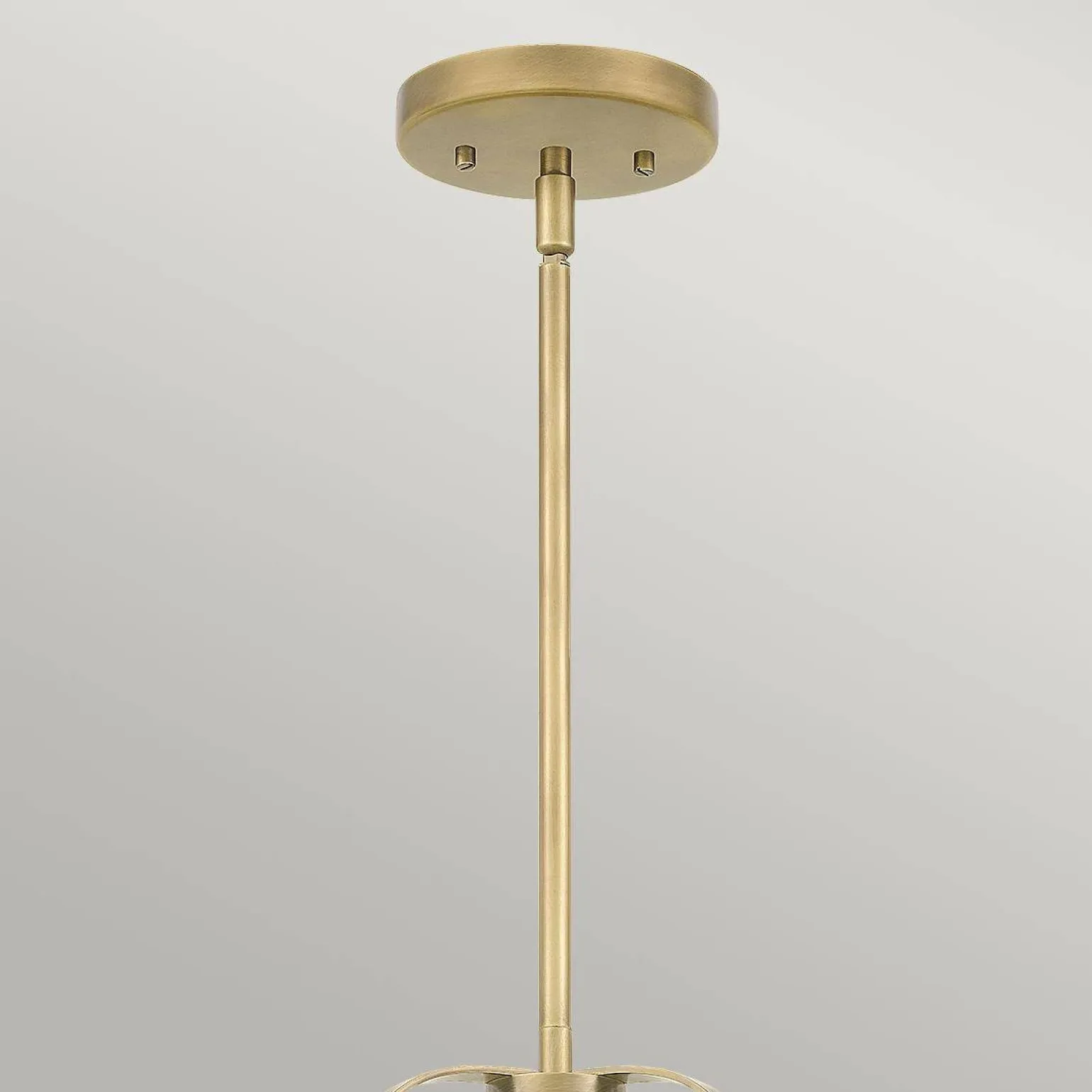 Lampa wisząca Wimberley - 3 źródła światła - Wyblakły mosiądz (QN-WIMBERLEY-P-WS) - Quintiesse