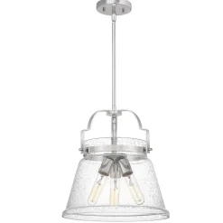 Lampa wisząca Wimberley - 3 źródła światła - Polerowany chrom (QN-WIMBERLEY-P-PC) - Quintiesse