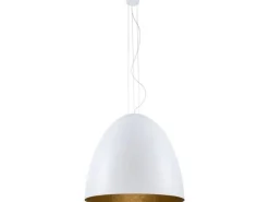 LAMPA WISZĄCA, ŻYRANDOL EGG WHITE | BIAŁY XL (9025) - Nowodvorski - żyrandol