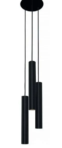 LAMPA WISZĄCA, ŻYRANDOL EYE III BLACK | CZARNY ZWIS L (8917) - Nowodvorski - żyrandol