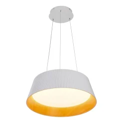 Lampa wisząca z efektownym kloszem FRILL LED biała 45 cm (ST-DL6487-WH) - Step into Design