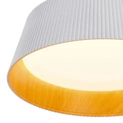 Lampa wisząca z efektownym kloszem FRILL LED biała 45 cm (ST-DL6487-WH) - Step into Design