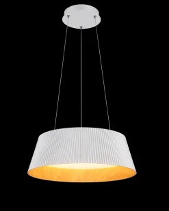 Lampa wisząca z efektownym kloszem FRILL LED biała 45 cm (ST-DL6487-WH) - Step into Design