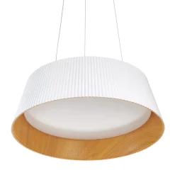 Lampa wisząca z efektownym kloszem FRILL LED biała 45 cm (ST-DL6487-WH) - Step into Design