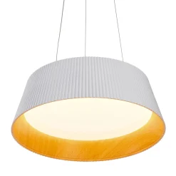 Lampa wisząca z efektownym kloszem FRILL LED biała 45 cm (ST-DL6487-WH) - Step into Design