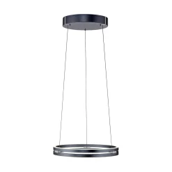 Lampa wisząca z płynną regulacją na pilota PURE E-LOOP SZARY (2550-15) - Paul Neuhaus