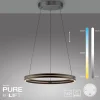 Lampa wisząca z płynną regulacją na pilota PURE E-LOOP CZARNY (2551-18) - Paul Neuhaus