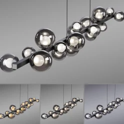 Lampa wisząca z płynną regulacją wysokości PURE E-POPUP 180cm SZARA (2558-15) - Paul Neuhaus