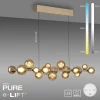 Lampa wisząca z płynną regulacją wysokości PURE E-POPUP 120cm BRĄZOWY (2557-97) - Paul Neuhaus