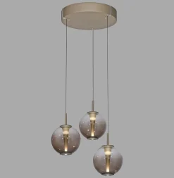 Lampa wisząca z płynną regulacją wysokości PURE E-INFINITY BRĄZOWY (2222-97) - Paul Neuhaus