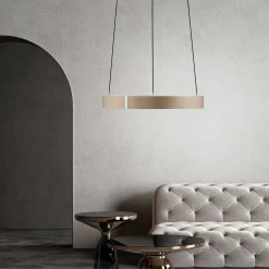 Lampa wisząca z płynną regulacją wysokości PURE E-CLIPSE BRĄZOWY (2560-97) - Paul Neuhaus